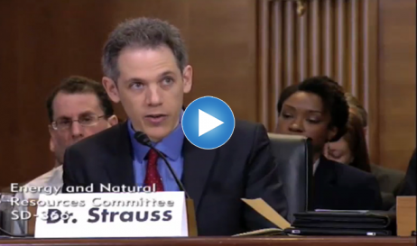 Strauss' Senate Testimony on Sea Level Rise